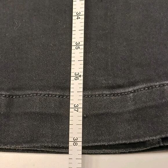 INC International Concepts Pull On Flare High Rise Black Jeans FLAW Womens 4P - Picture 9 of 11